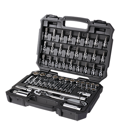 BOXO dopsleutelset, 3/8“, 57 st.