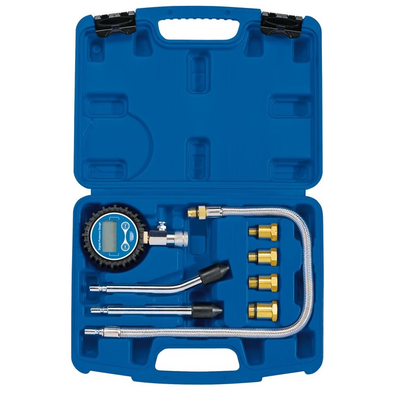 Benzine compressietester set, 8dlg