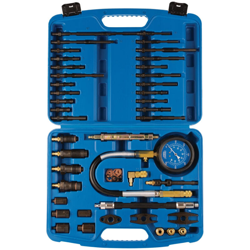 Benzine en Diesel compressietester set, 42dlg