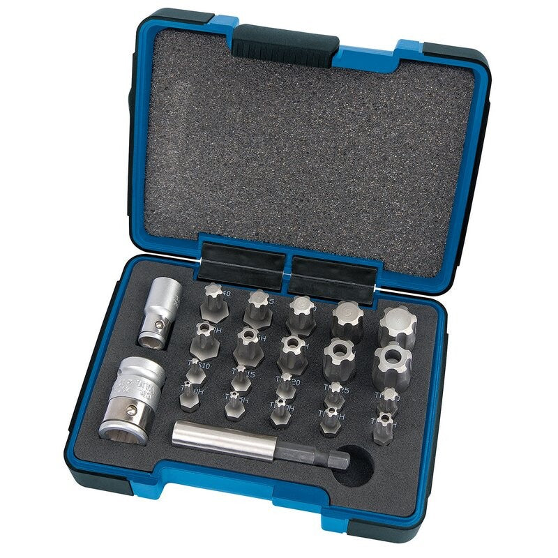 Bitset 1/4"+3/8", torx plus en resitorx plus, 23dlg