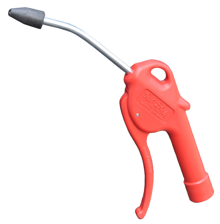 Blaaspistool gebogen 6mm, rubber kop