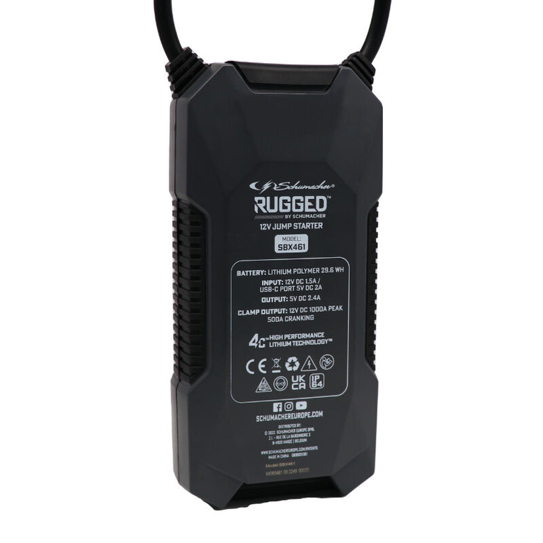 Booster Rugged Lithium SBX461 12V, 1000PA