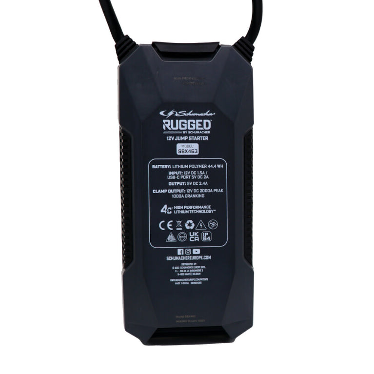 Booster Rugged Lithium SBX463 12V, 2000PA