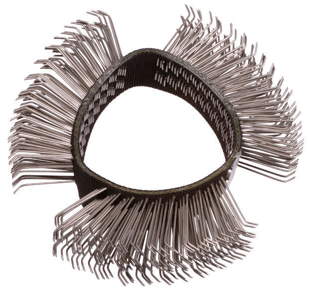 Borstelband 23mm, grof (gebogen)