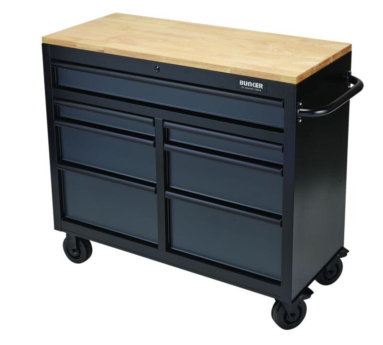 BUNKER Gereedschapswagen/werkbank, 104cm, grijs