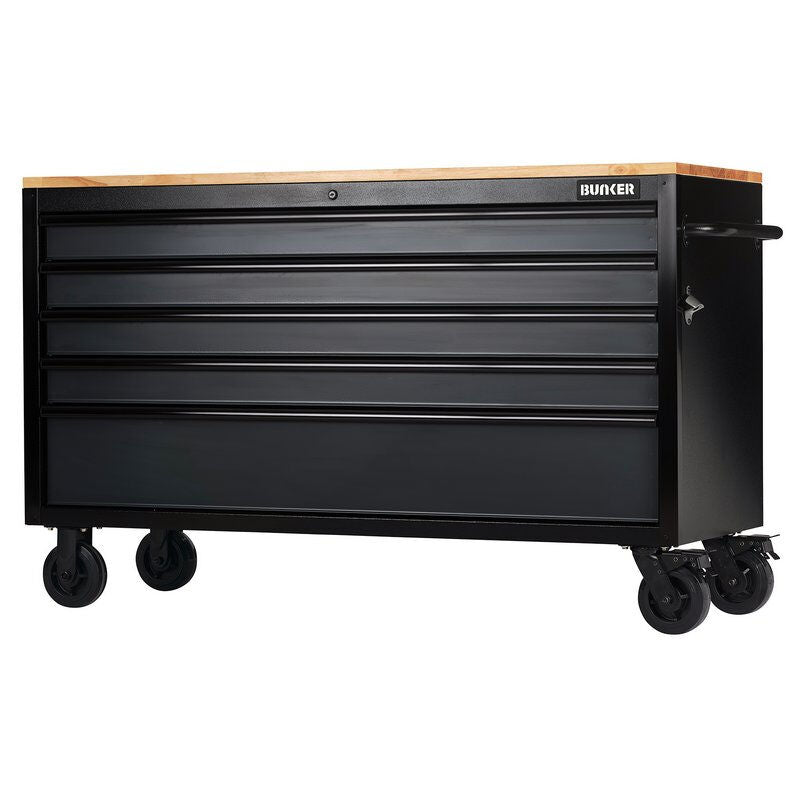 BUNKER Gereedschapswagen/werkbank, 155cm, grijs