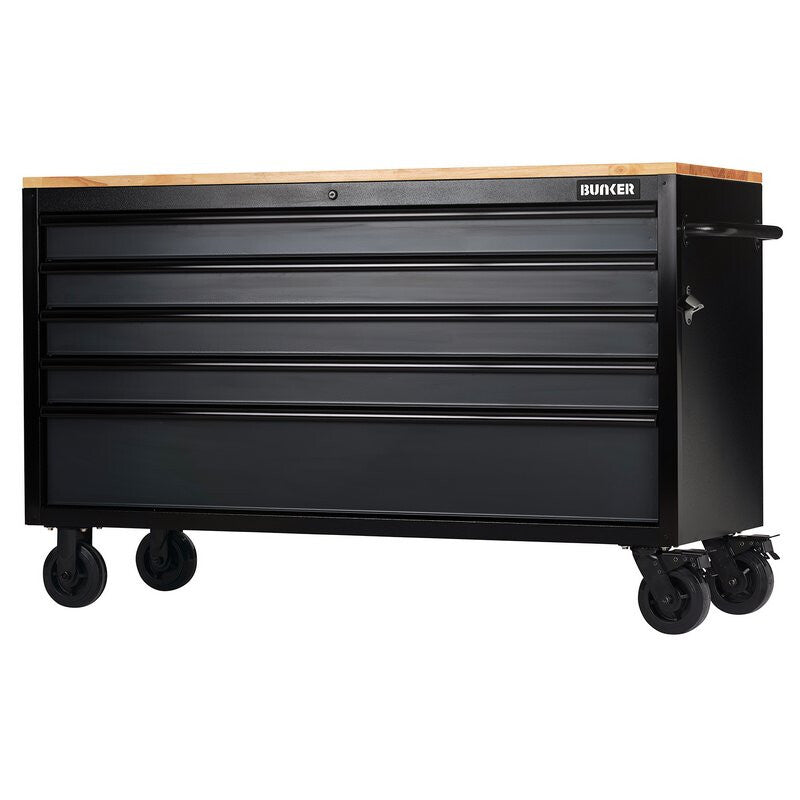 BUNKER Gereedschapswagen/werkbank, 155cm, grijs