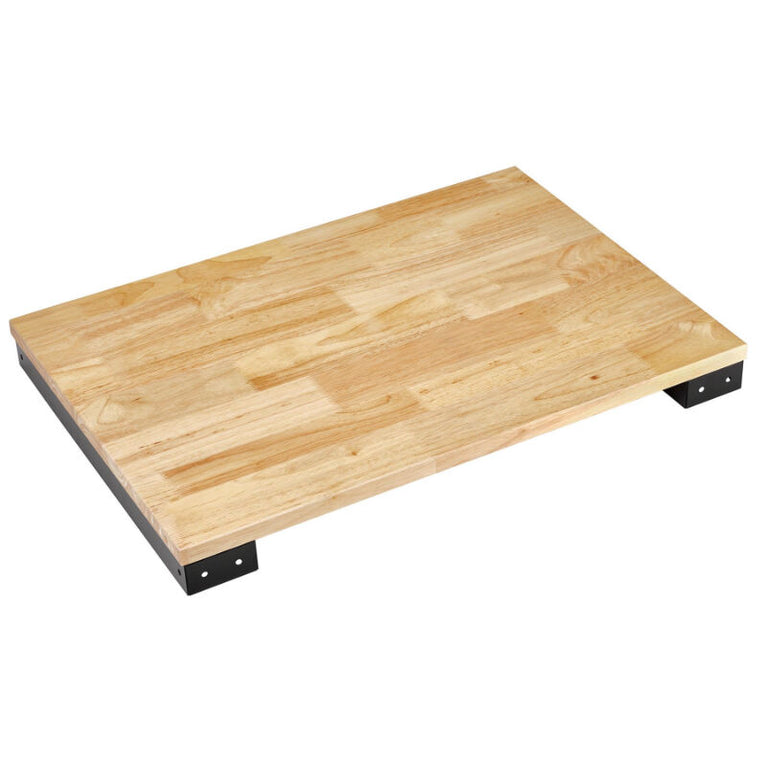 BUNKER Hardhouten werkblad tbv werkplaatstrolley, 65cm