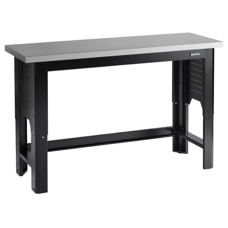 BUNKER Modulair werkbankframe, in hoogte verstelbaar, 124cm