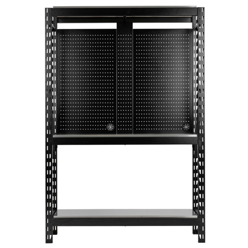 BUNKER Opbergrek met geperforeerde achterwand, 1500x2210x520mm