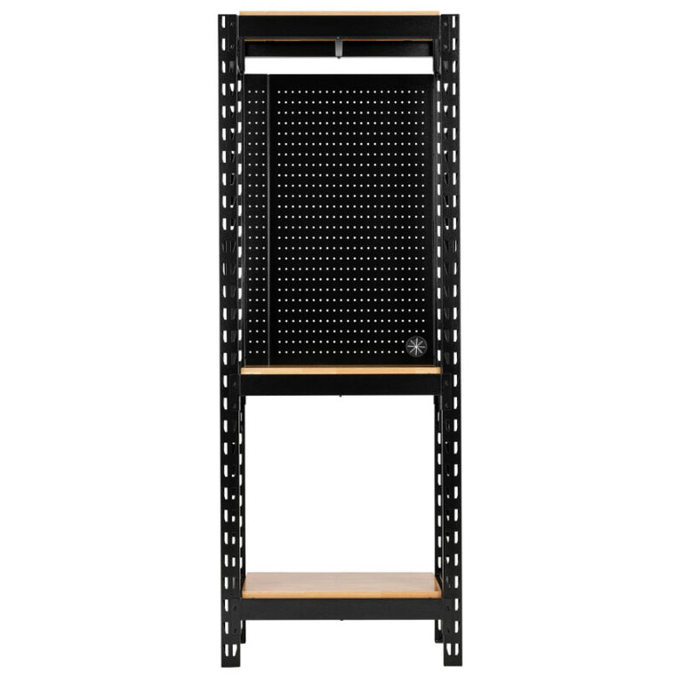 BUNKER Opbergrek met geperforeerde achterwand, 750x2210x520mm