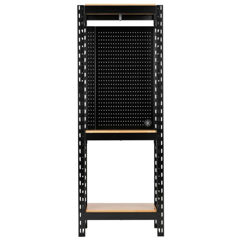 BUNKER Opbergrek met geperforeerde achterwand, 750x2210x520mm