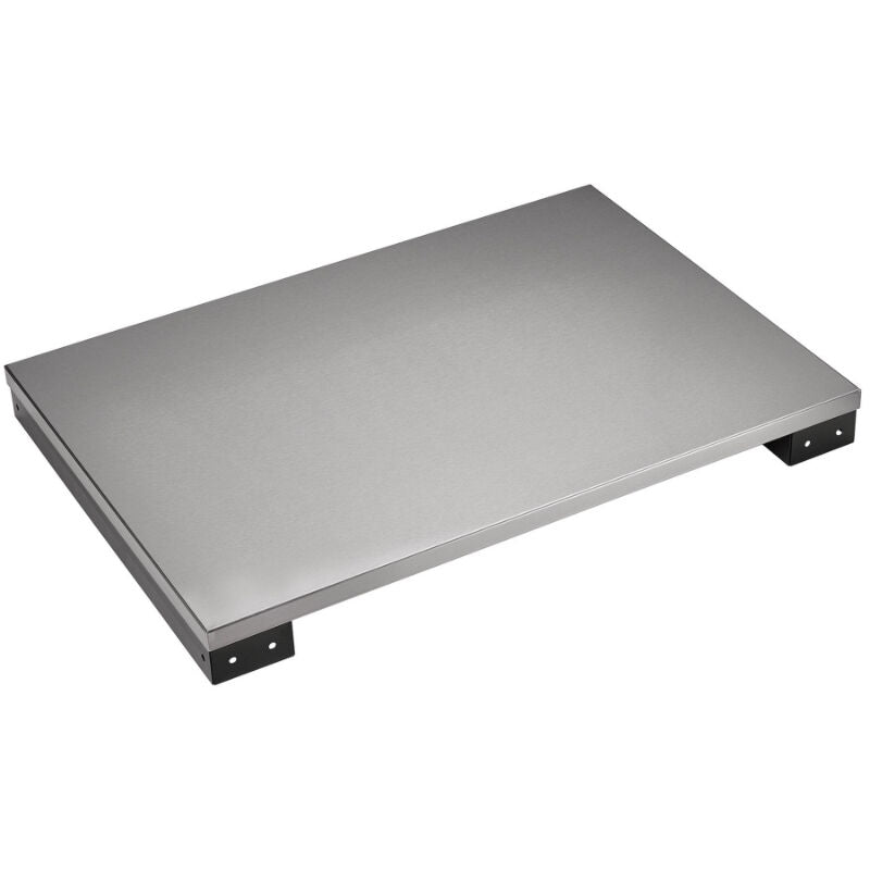 BUNKER RVS werkblad tbv werkplaatstrolley, 65cm