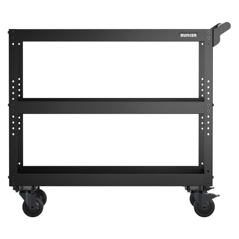BUNKER Werkplaatstrolley, 3 schappen, 85cm