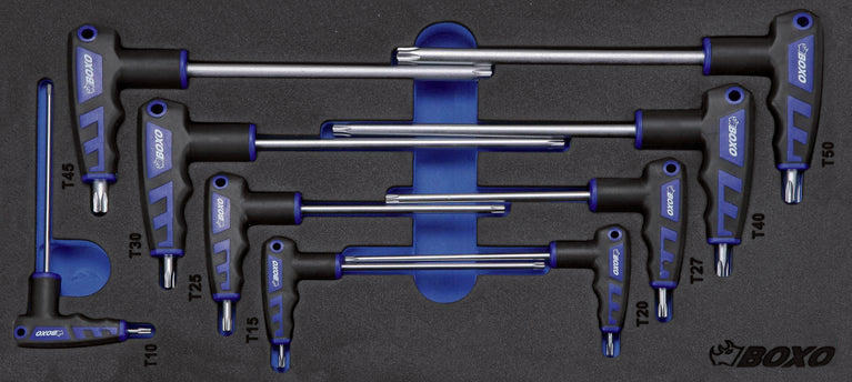 T-grip TX-stiftsleutelset 9-dlg.