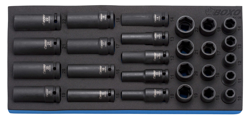 1/2" Krachtdoppenset 26-Dlg.