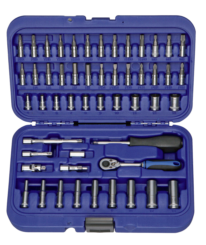 BOXO 1/4” Dopsleutelset 52-dlg.