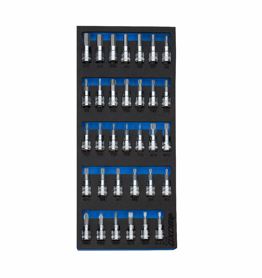 Dopsleutelset 3/8", 33-delig