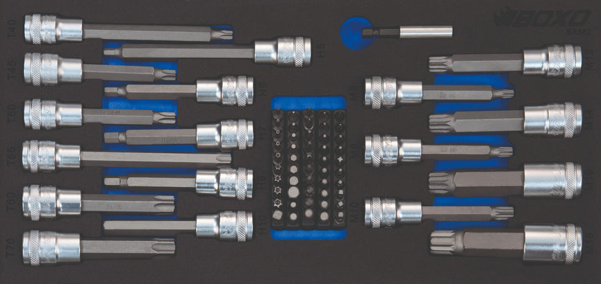 1/2" Bitdopsleutelset 69-dlg.