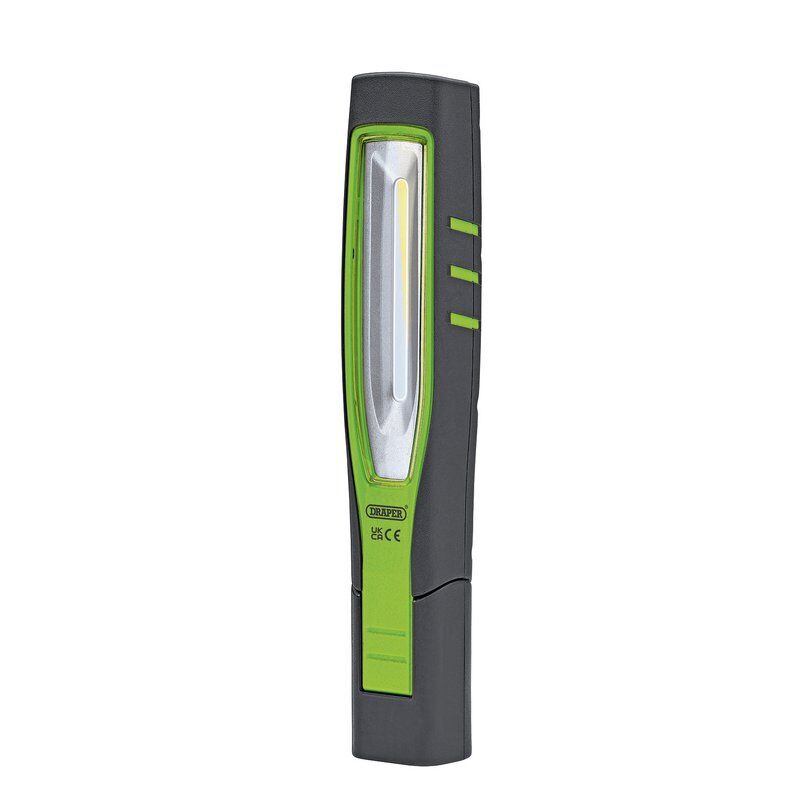 COB/SMD LED Rechargeable Inspection Lamp, 7W, 700 Lumens, Green