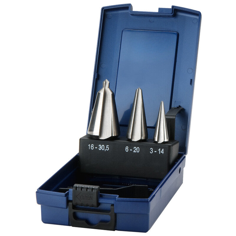 Conische plaatboren set, 3dlg