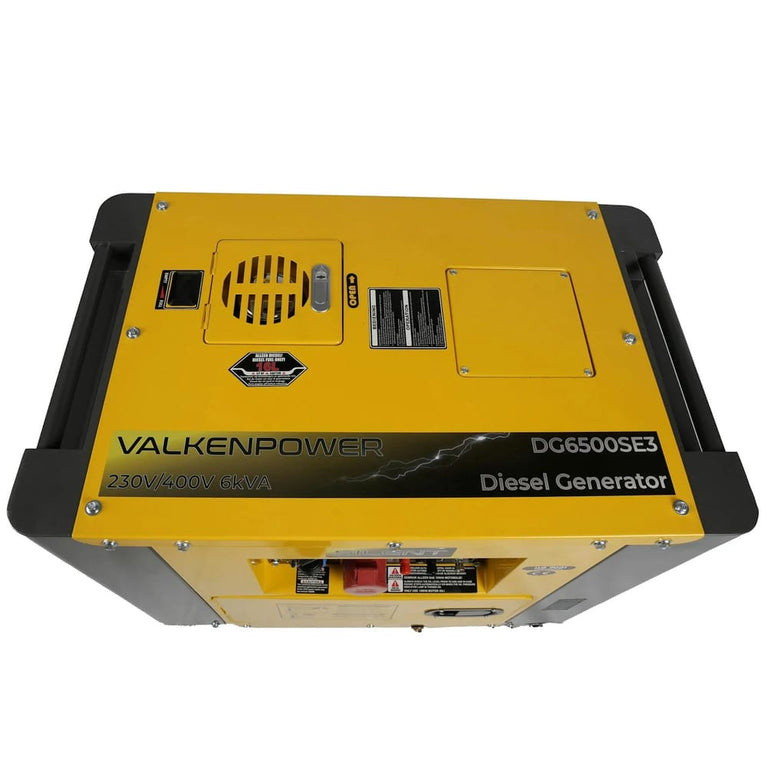 Dieselgenerator / Aggregaat 6 kVA geluid gedempt