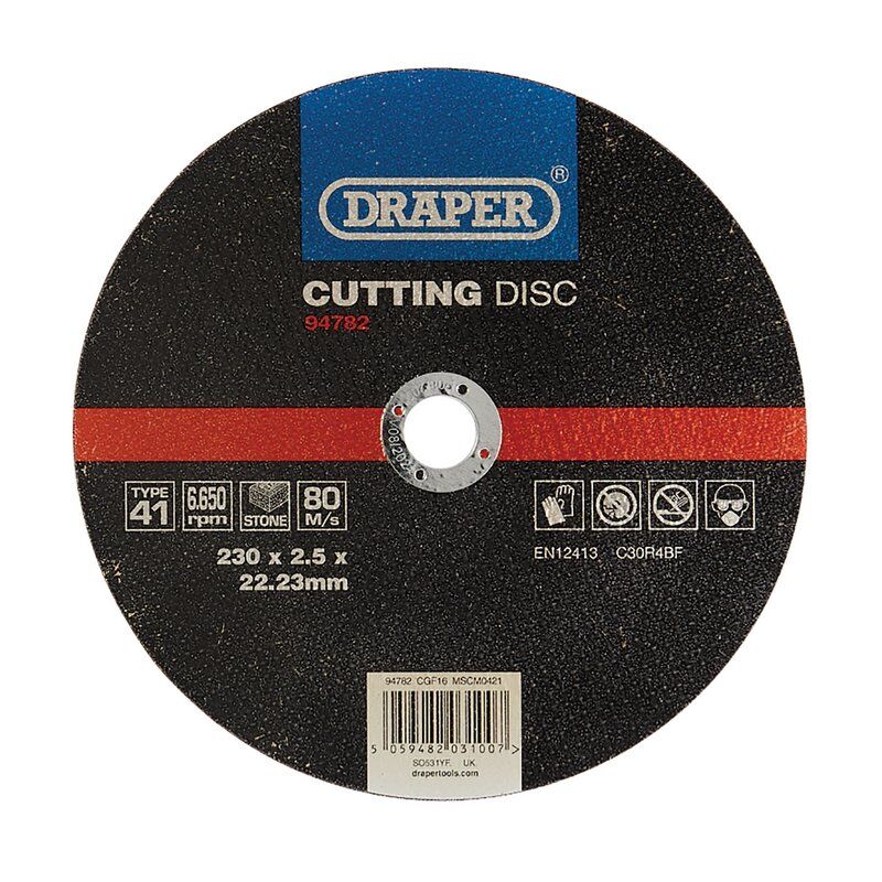 Doorslijpschijf Ø230x 2,5mm (asgat 22mm) steen