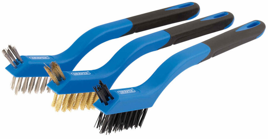 Draadborstelset, 3x8 tip bristle 210mm, 3dlg