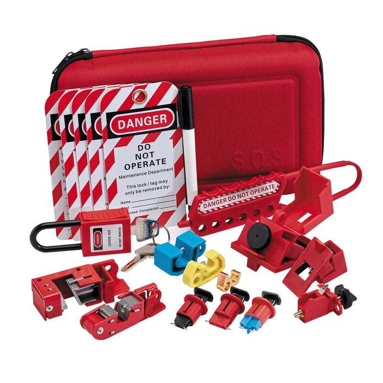 Elektricien Lockout/Tagout set (LOTO)