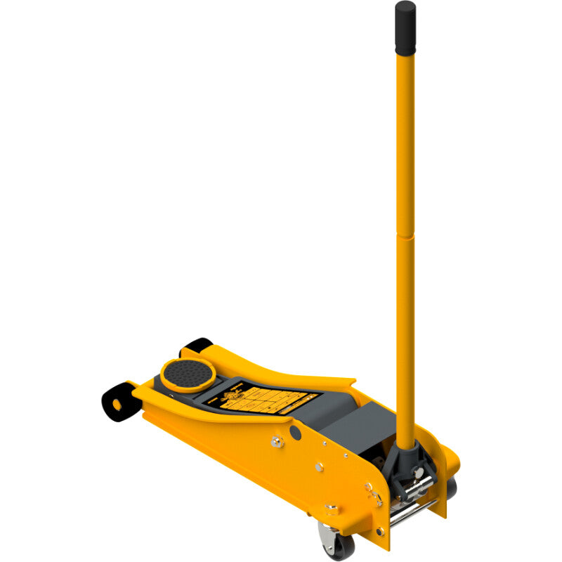 Garagekrik ultra laag, 2,5 ton turbo lift, nylon wielen