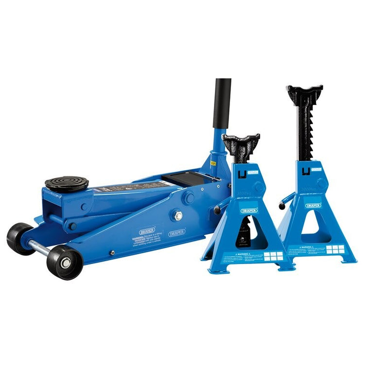 Garagekrik en assteunen set 3 ton