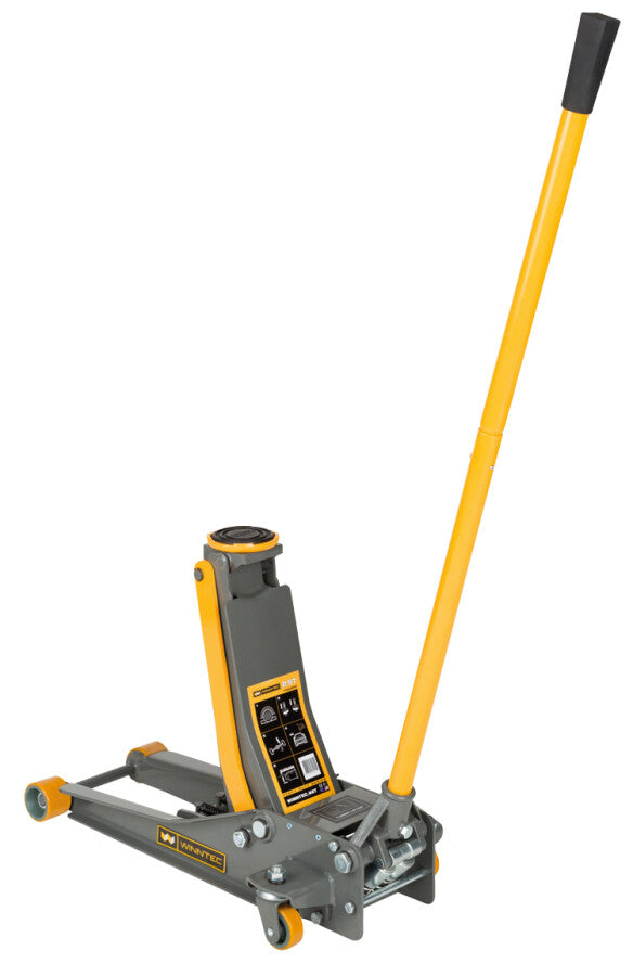 Garagekrik ultra laag, 2 ton turbo lift, PU wielen