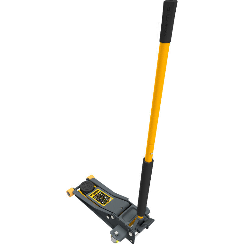 Garagekrik ultra laag, 3 ton, PU wielen, voetpedaal