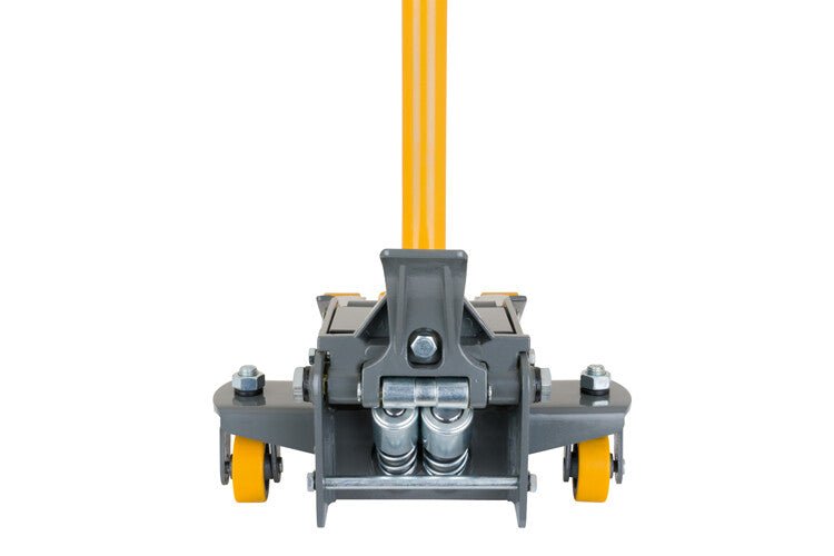 Garagekrik ultra laag, 3 ton, PU wielen, voetpedaal