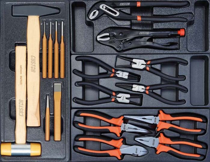 Gereedschapswagen COMPACT, 5 laden gevuld