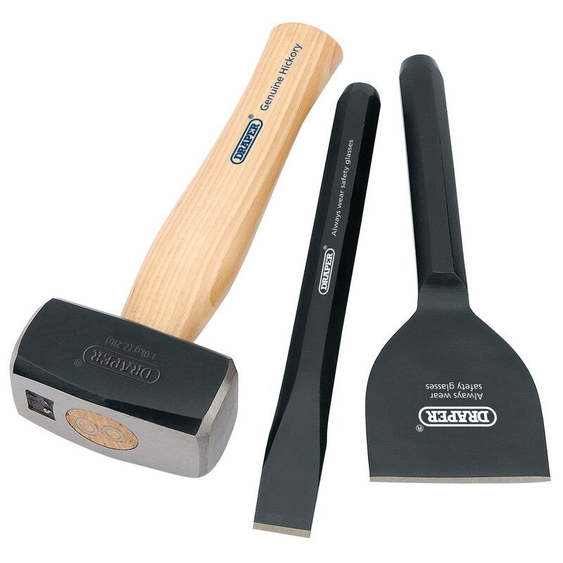 Hamer en beitelset, 3dlg