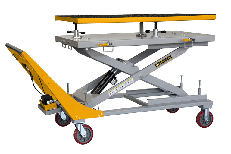 Heftafel verrijdbaar luchthydraulisch, 1500kg