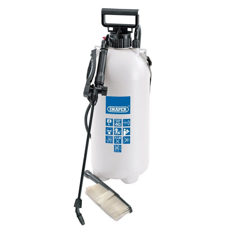 Hogedrukspuit, 10L met borstel
