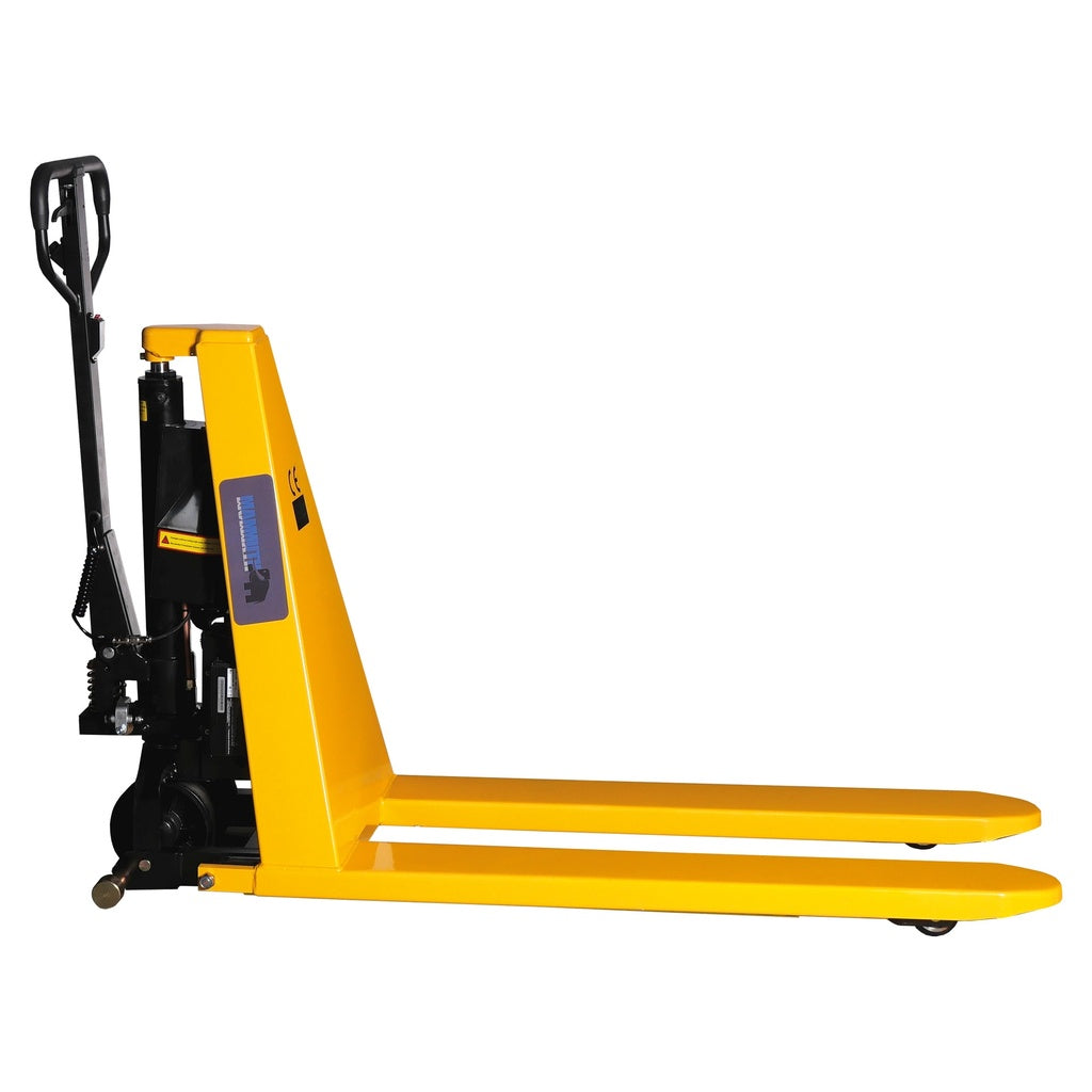 Semi-elektrische hoge lift palletwagen 1000kg-0