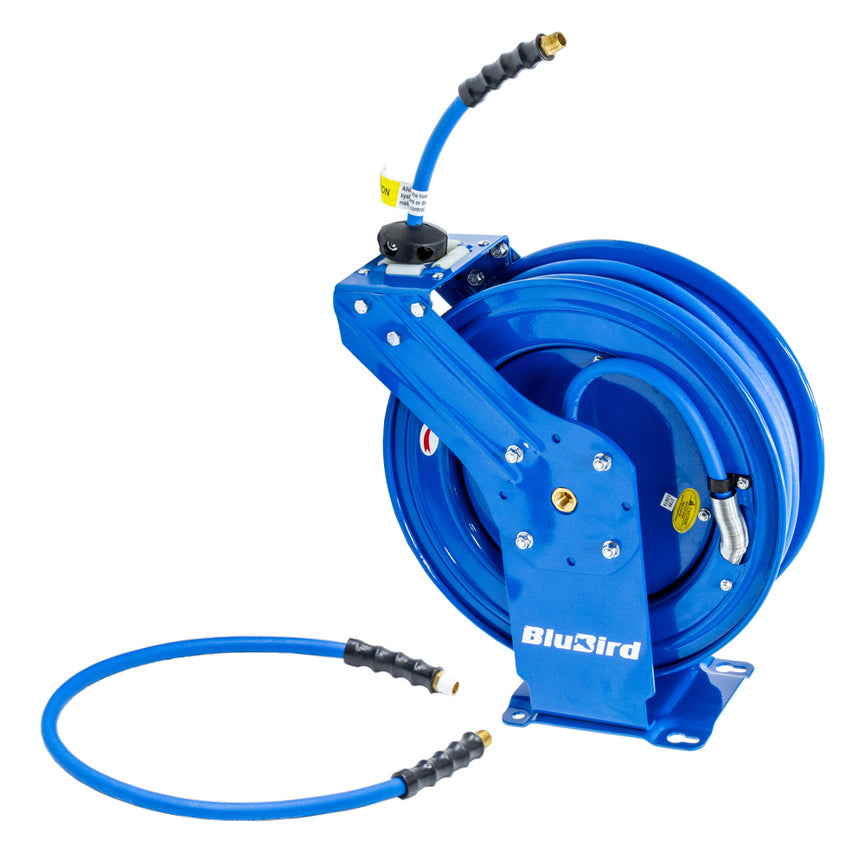 Blubird  Luchtslanghaspel dubbele arm automatisch 10mm x 20mtr-0