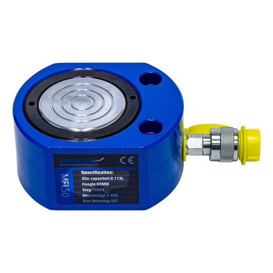 Platte cilinder 50 ton slag 16mm-0