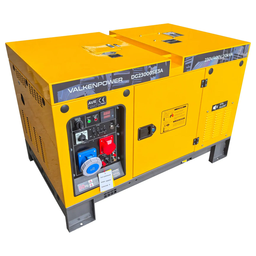 Dieselgenerator 16 kW geluidsgedempt-0