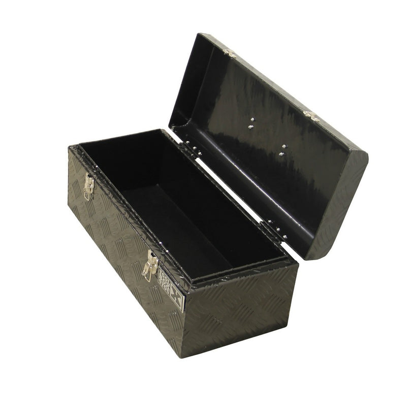 Opbergkist traanplaat small zwart gecoat vp:15190