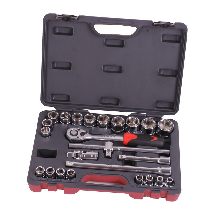 Doppendoos 1/2" 24 delig sae-0