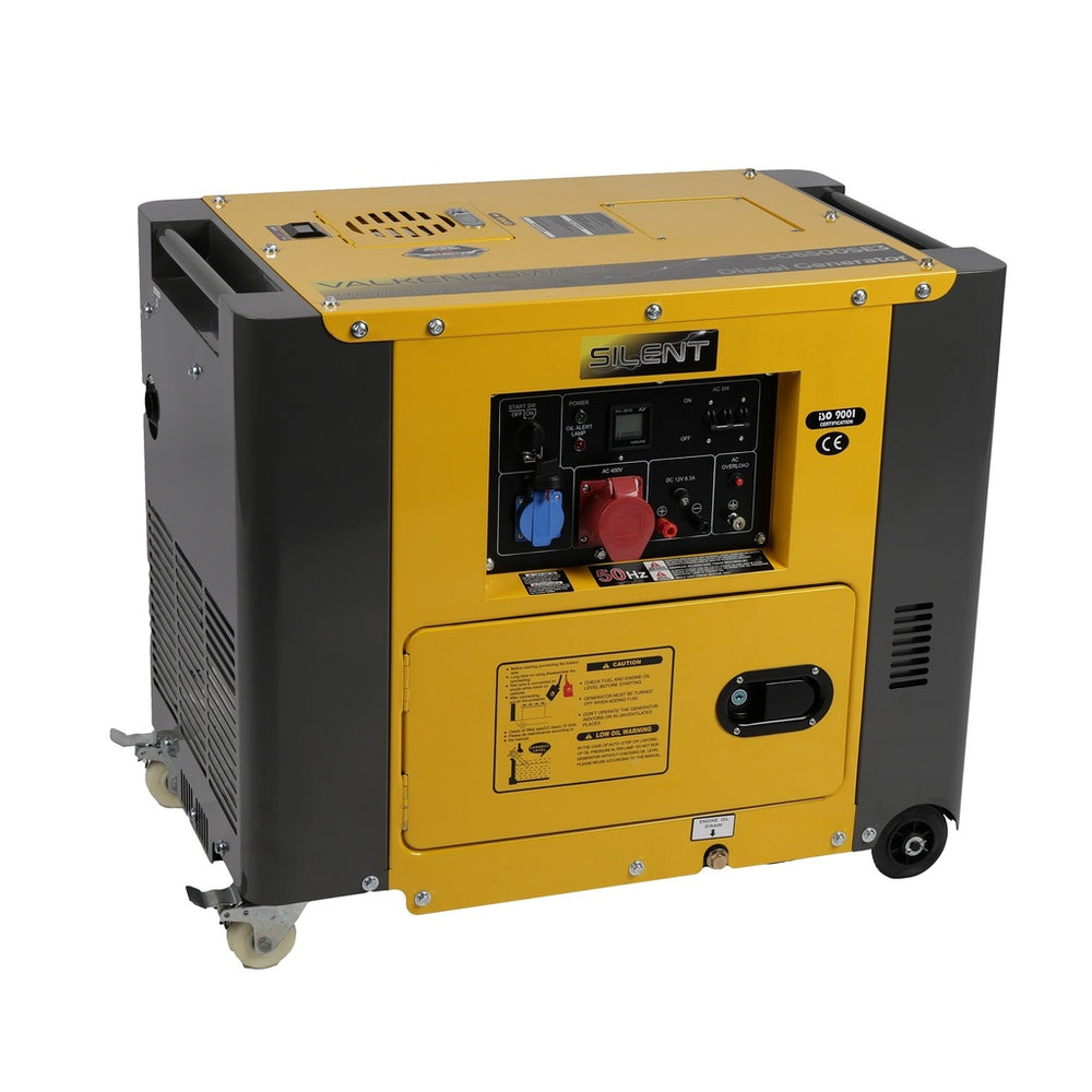 Diesel generator set geluidsgedempt 230V/400V 5kW-0