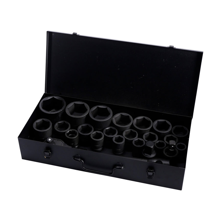 Doppendoos impact 3/4'' en 1'' 26 delig engels-0