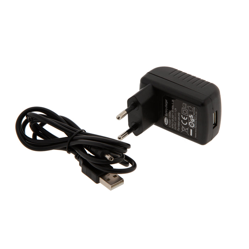 Oplader + USB kabel voor werklampen WL04CM en WL04UV-0