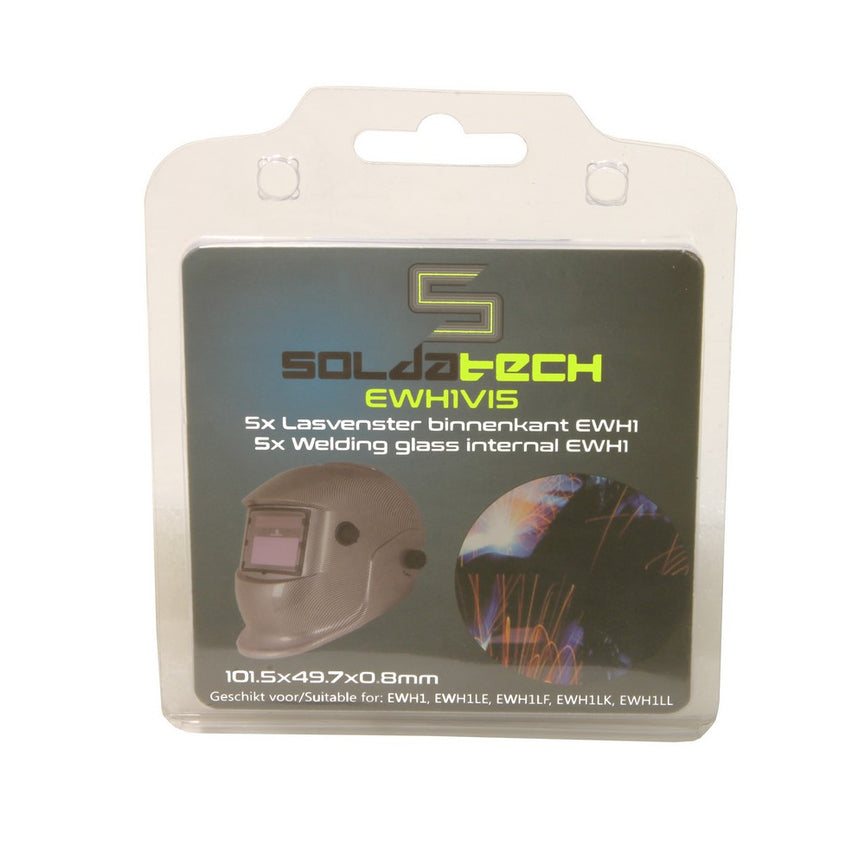 Set lasvensters binnenzijde 101,5 x 49,7mm 5 delig-0