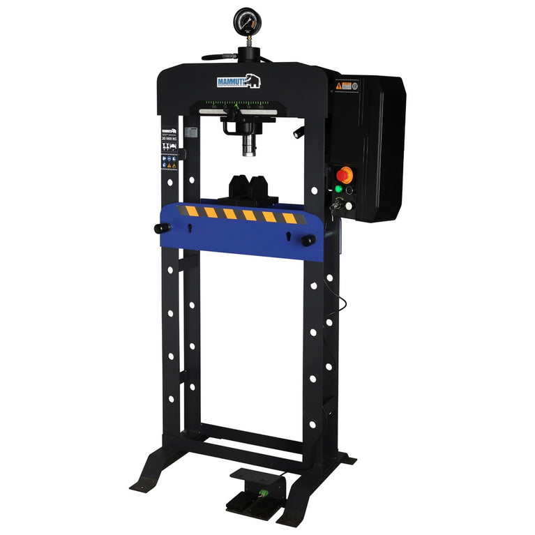 Mammuth werkplaatspers 20 ton elektrisch X-Serie-0