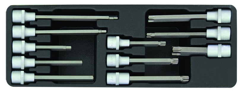 Torx spline en inbusdoppenset 1/2" 11 dlg-0